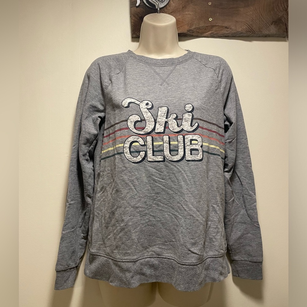 Sonoma grey ski club sweatshirt. 
Size S
